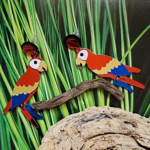 cute acrylic earrings.